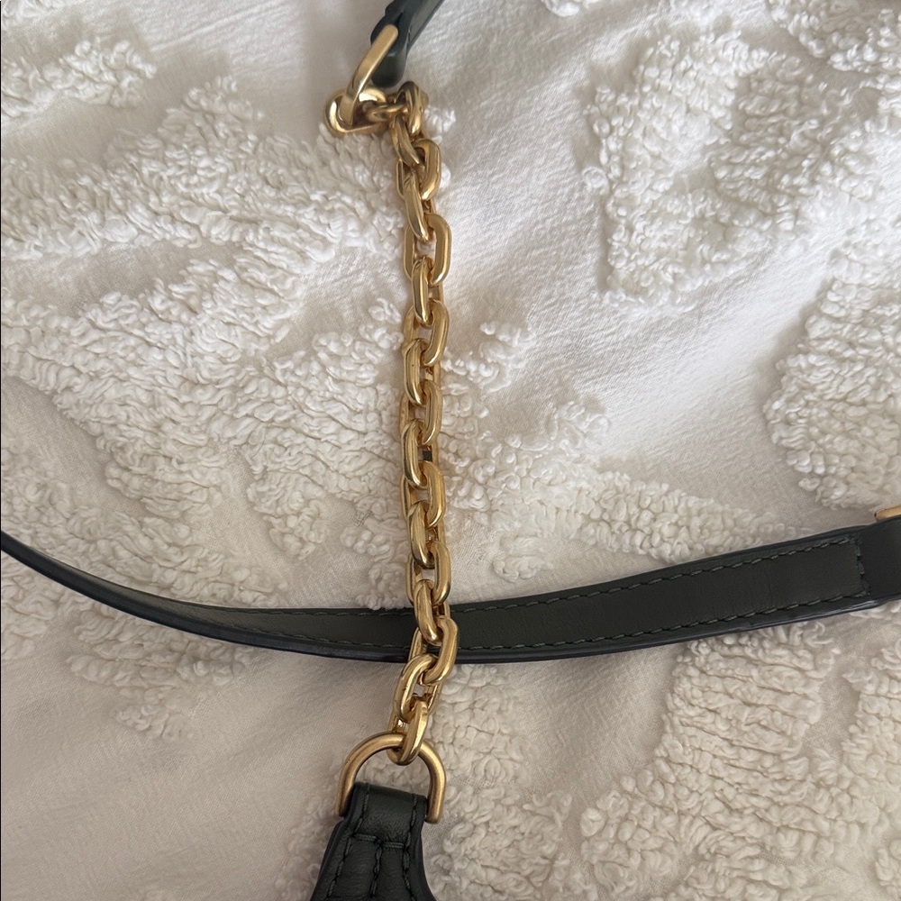 Michael Kors Green Crossbody Bag with Gold Chain - Picture 8 of 11